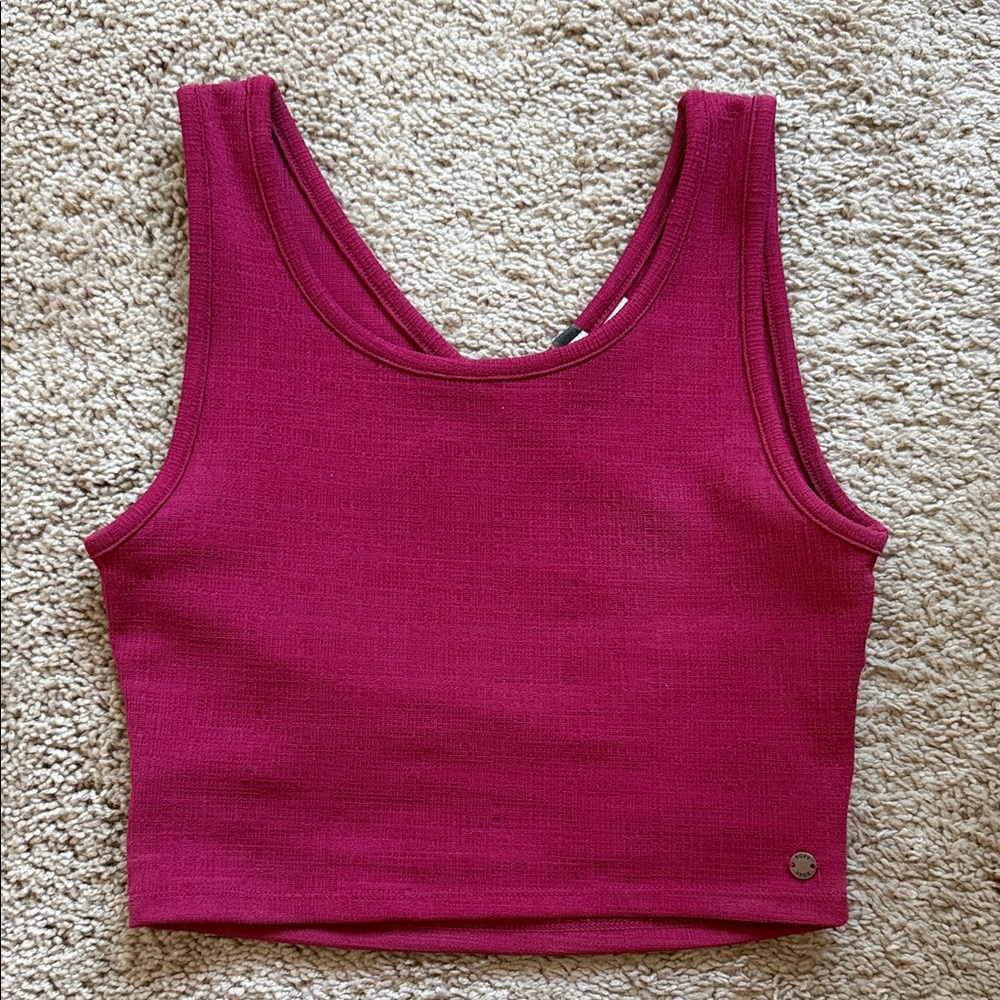 Roxy Red/Raspberry Crop Top